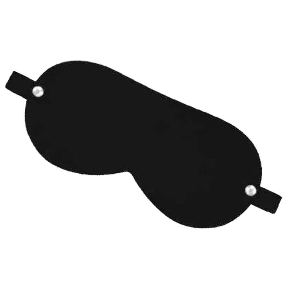 Mscara/Venda em Couro Sinttico