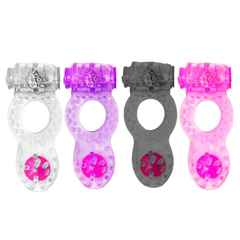 Anel Peniano com Vibrador e Prola Estimuladora