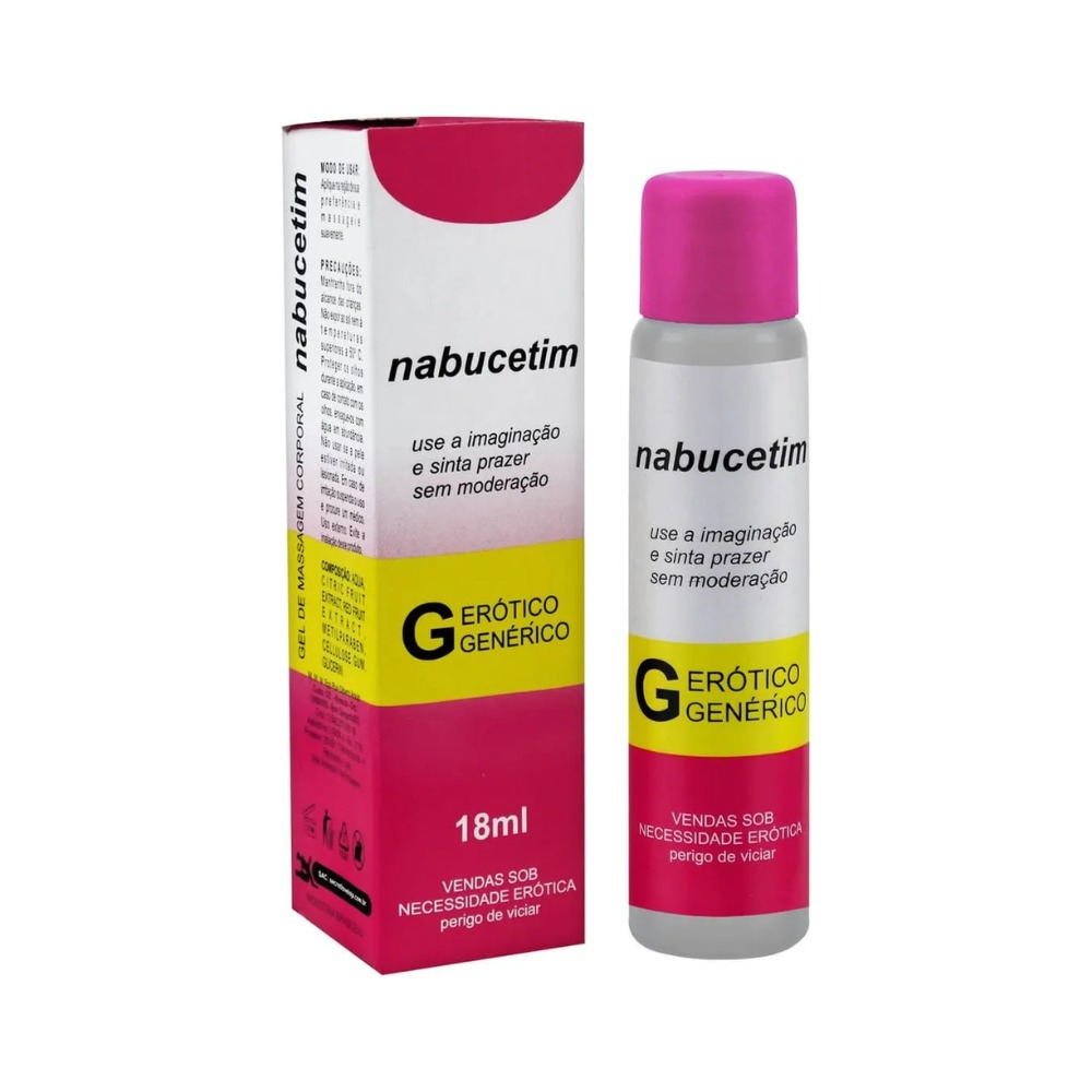 Nabucetim Gel Beijvel Morango 18ml