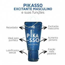 Pikasso Excitante Masculino - Gel Comestvel 