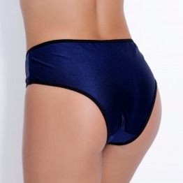 Calcinha Microfibra Veludo Com Detalhe Em Renda