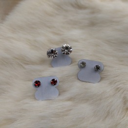 Kit com 3 Pares Brincos de Ponto de Luz