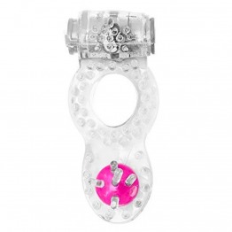 Anel Peniano com Vibrador e Prola Estimuladora