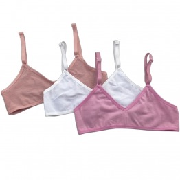 Kit com 3 Suti� Menina Mo�a Sem Bojo � Cores Sortidas