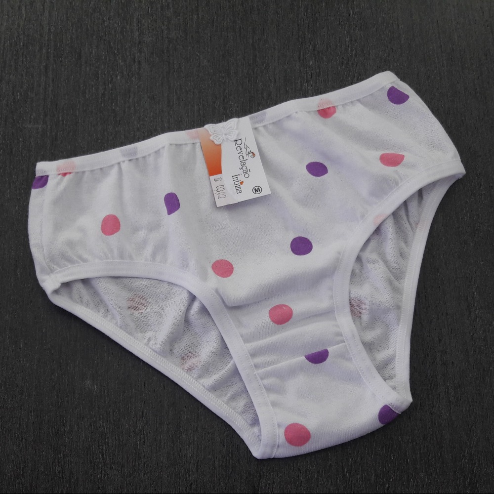 Calcinha Infantil de Algodo  Juju