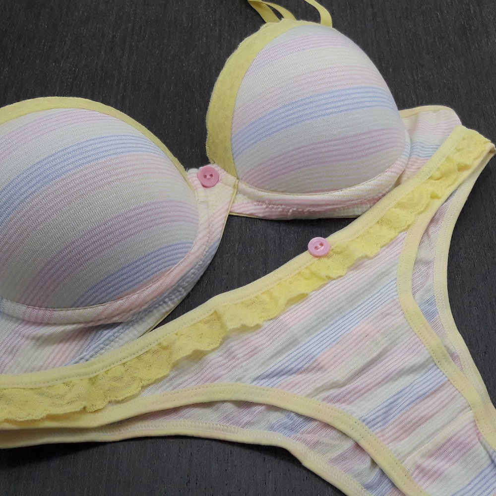 Conjunto microfibra detalhes em Boto