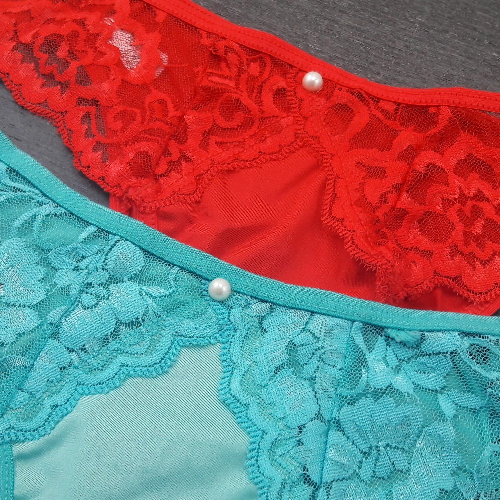 Tanga Renda Cavadinha Prola