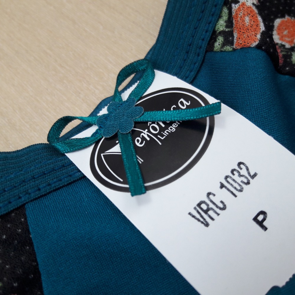 Caleon em Microfibra com Detalhe Estampado