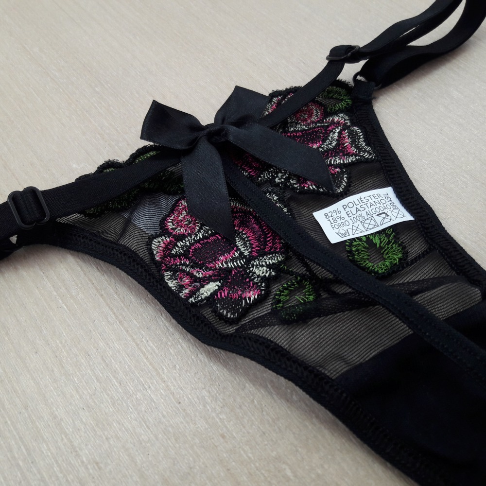 Tanga String Bordado