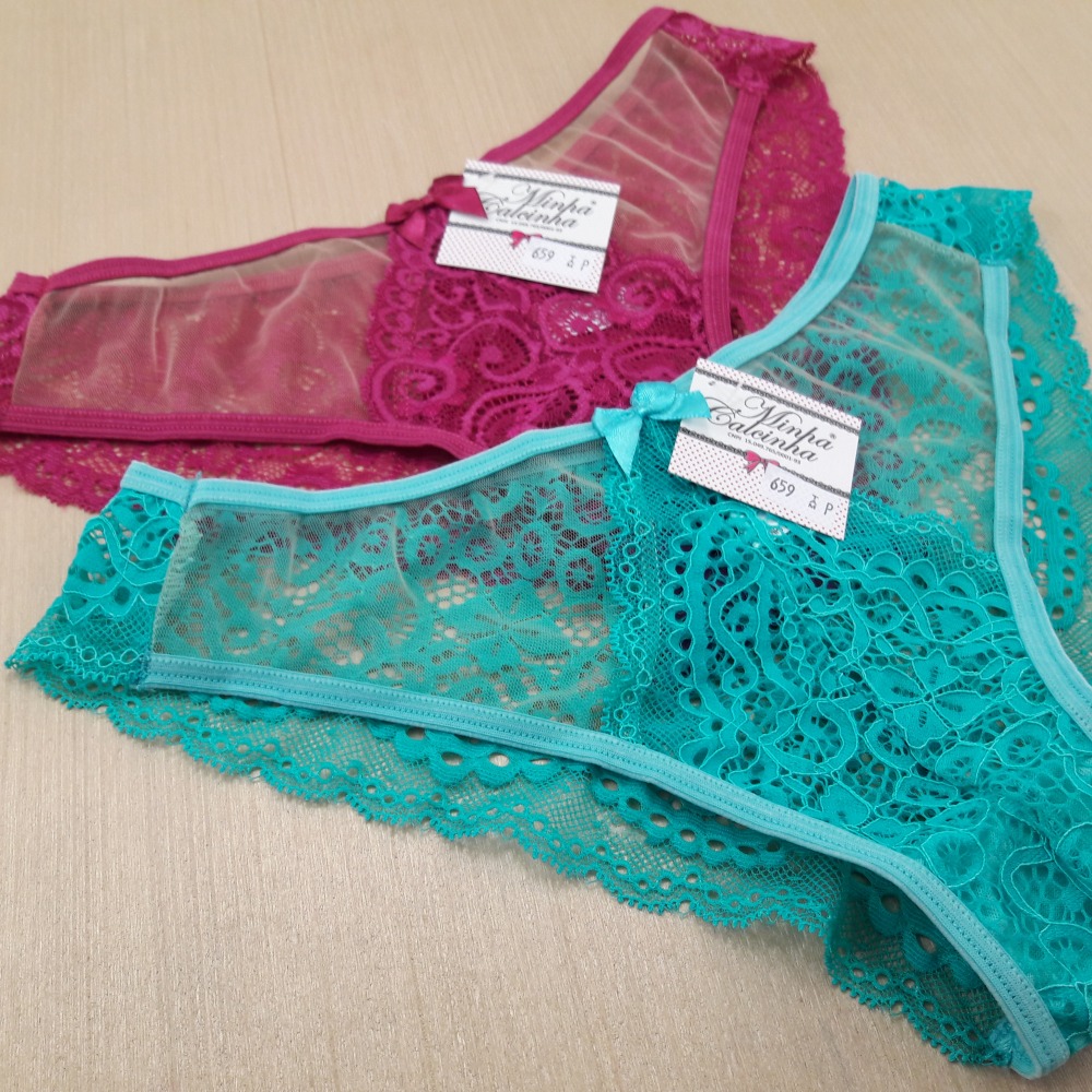 Tanga Renda Detalhe Nude