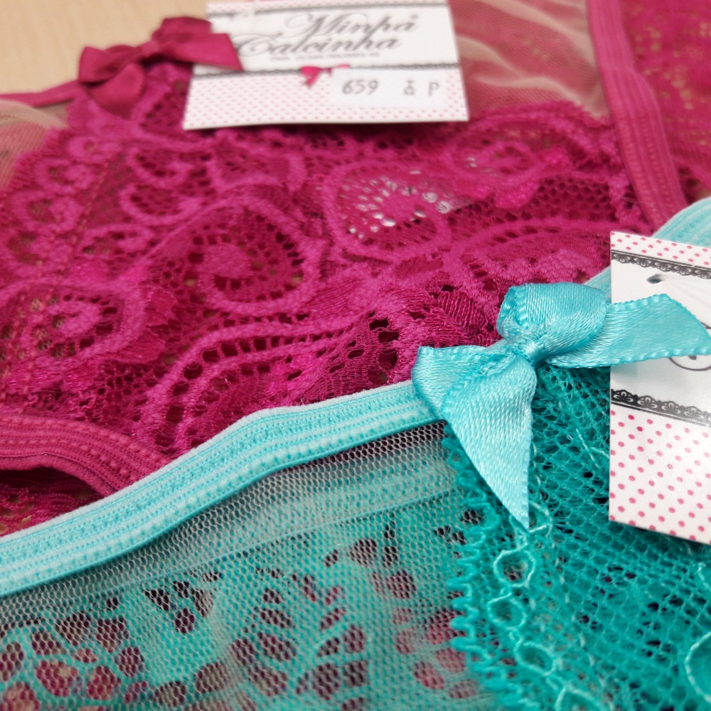 Tanga Renda Detalhe Nude