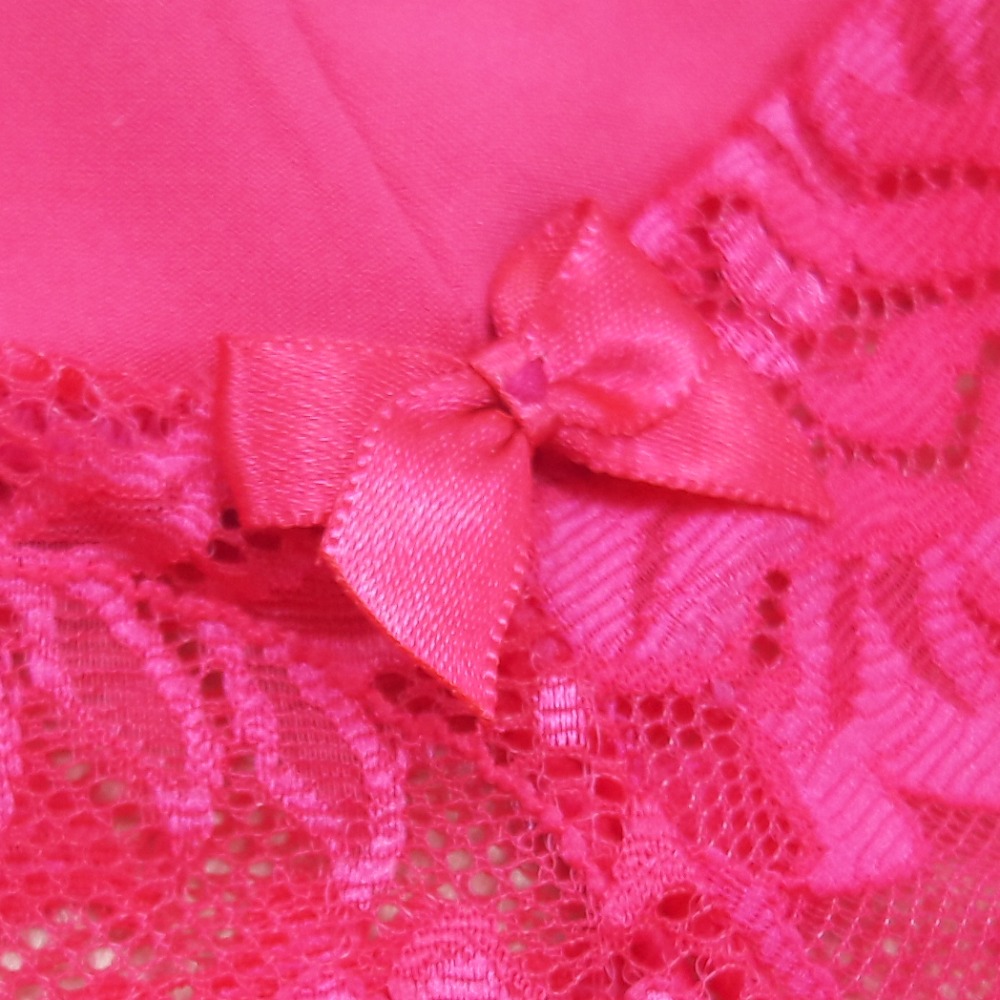 Caleon em Renda com Cs em Microfibra