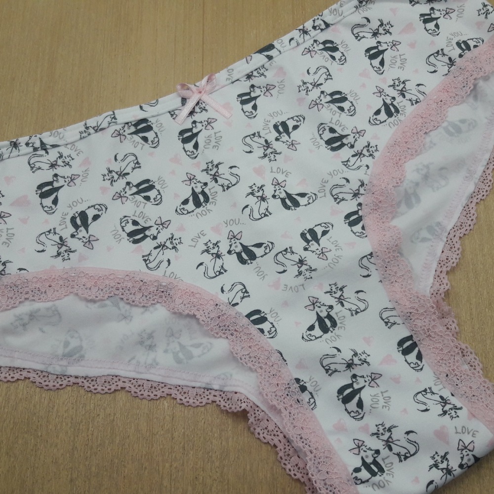 Calcinha em Poliamida Estampada 