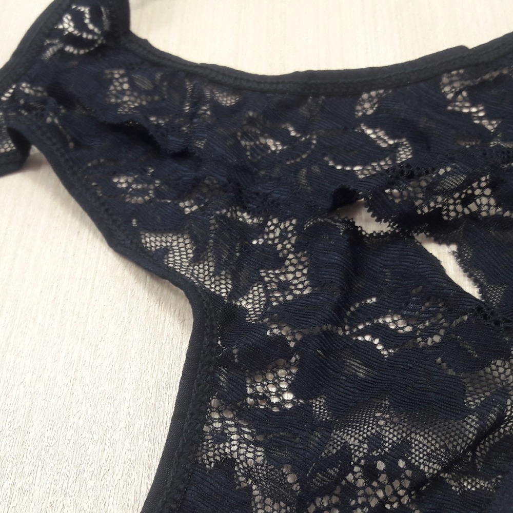 Conjunto Nadador em Poliamida e Renda