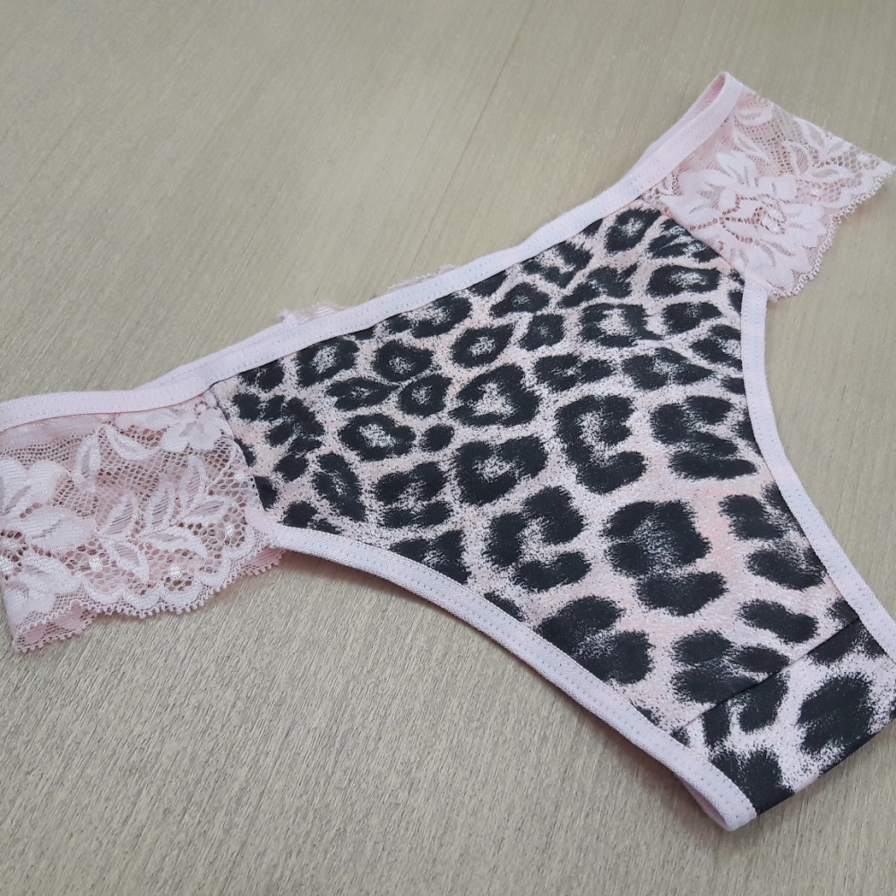 Conjunto Renda e Animal Print 