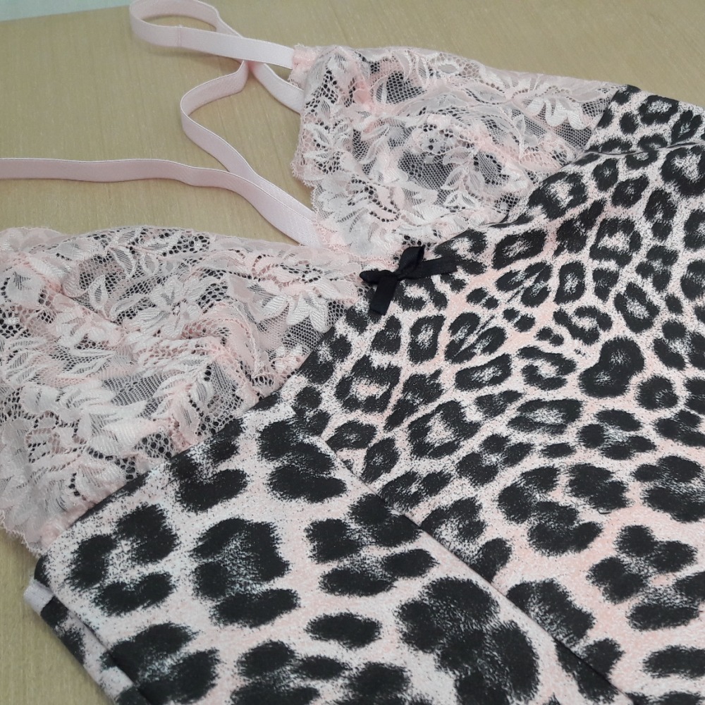 Camisola Strappy Com Renda