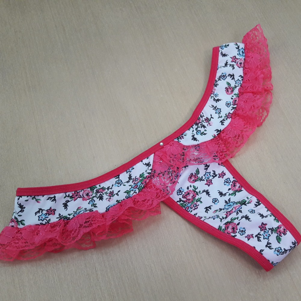 Tanga Fio Estampa Babado 