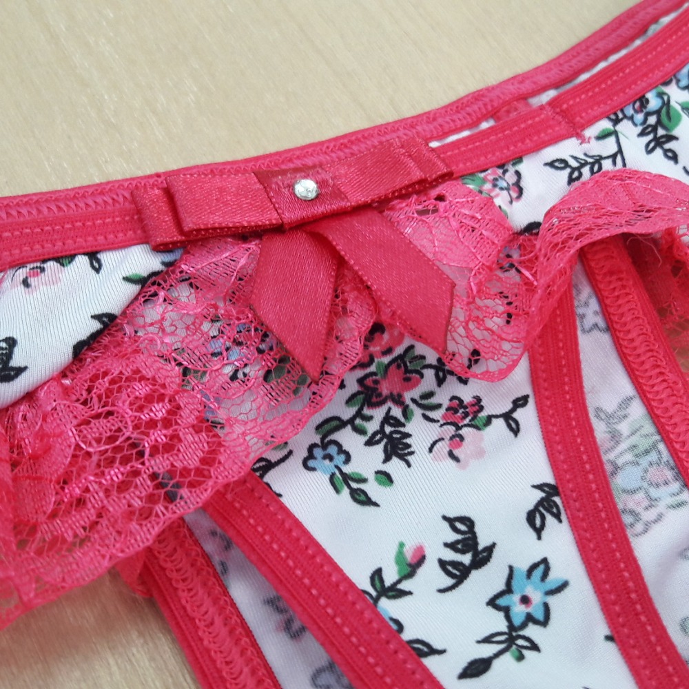 Tanga Fio Estampa Babado 