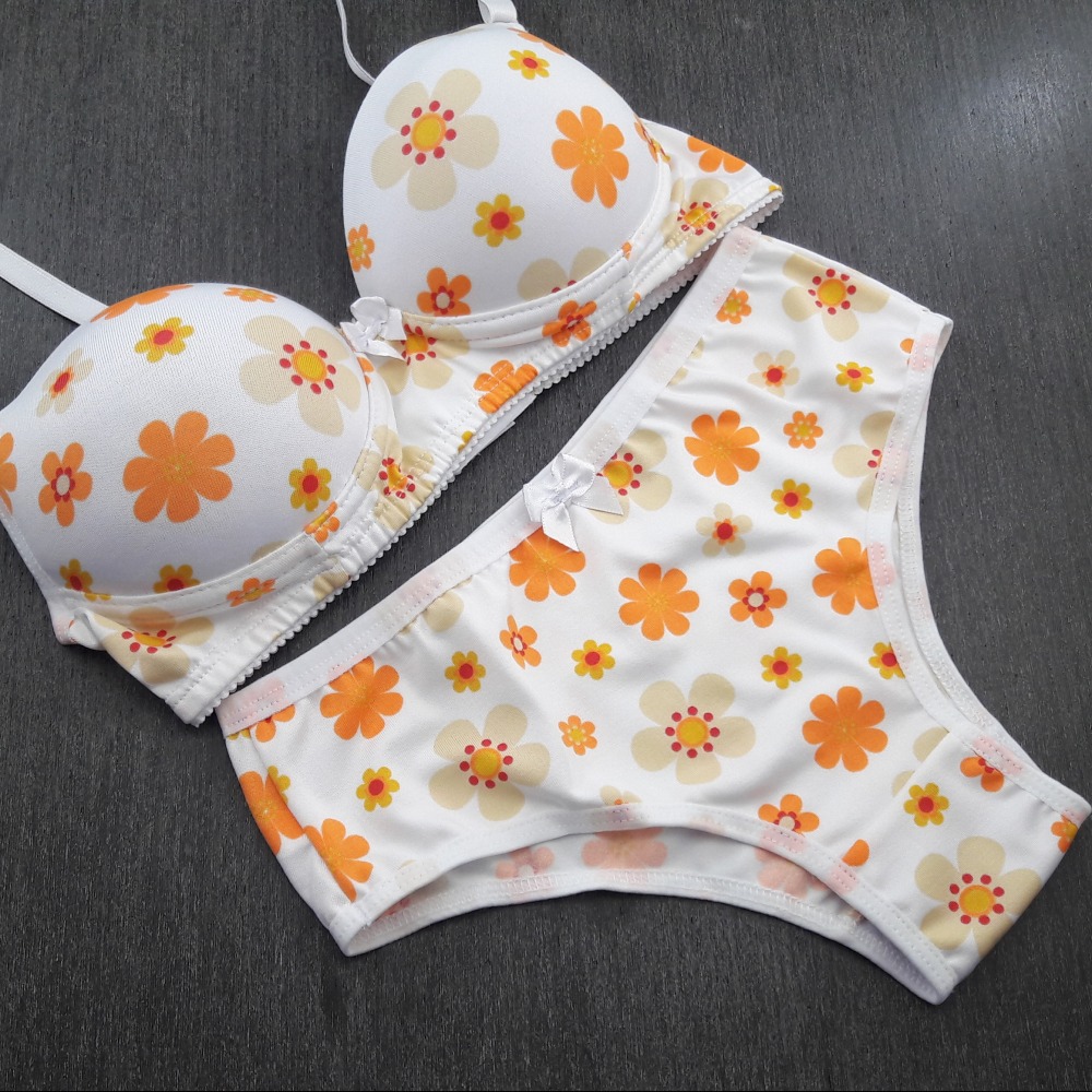 Conjunto Micro Estampada Calcinha Tradicional 
