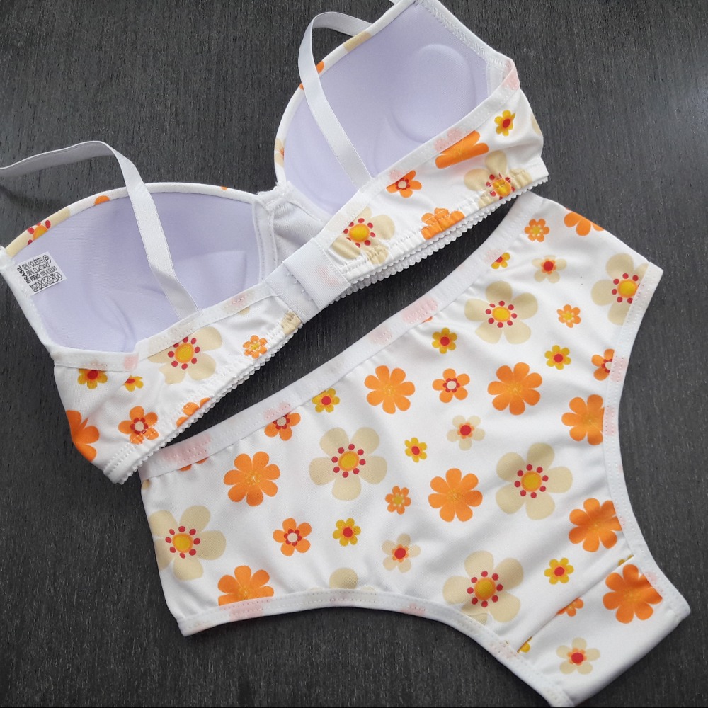Conjunto Micro Estampada Calcinha Tradicional 