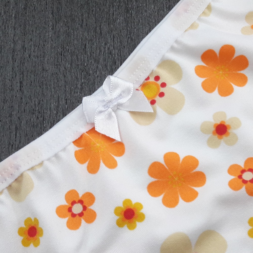 Conjunto Micro Estampada Calcinha Tradicional 