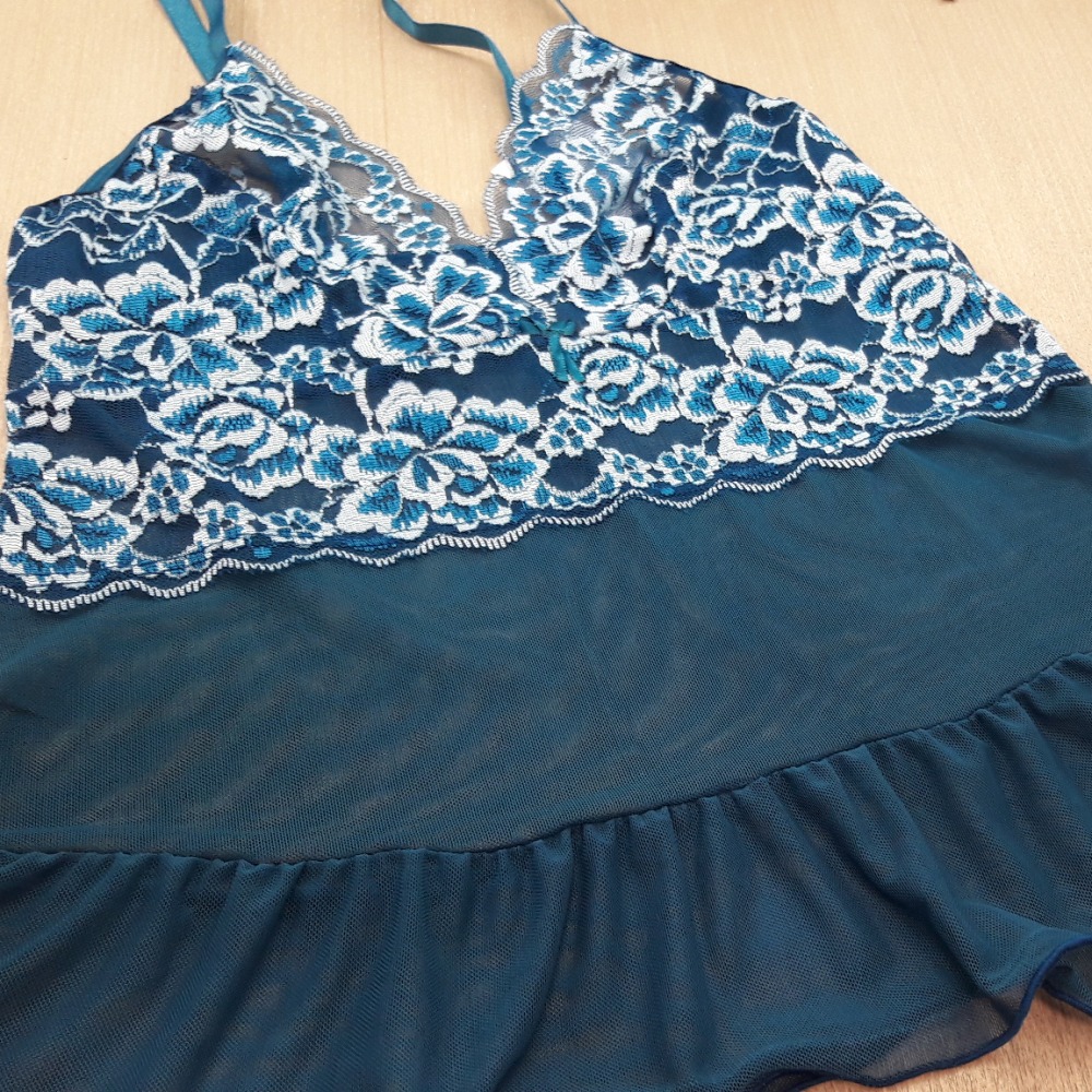 Baby Doll Bicolor Renda