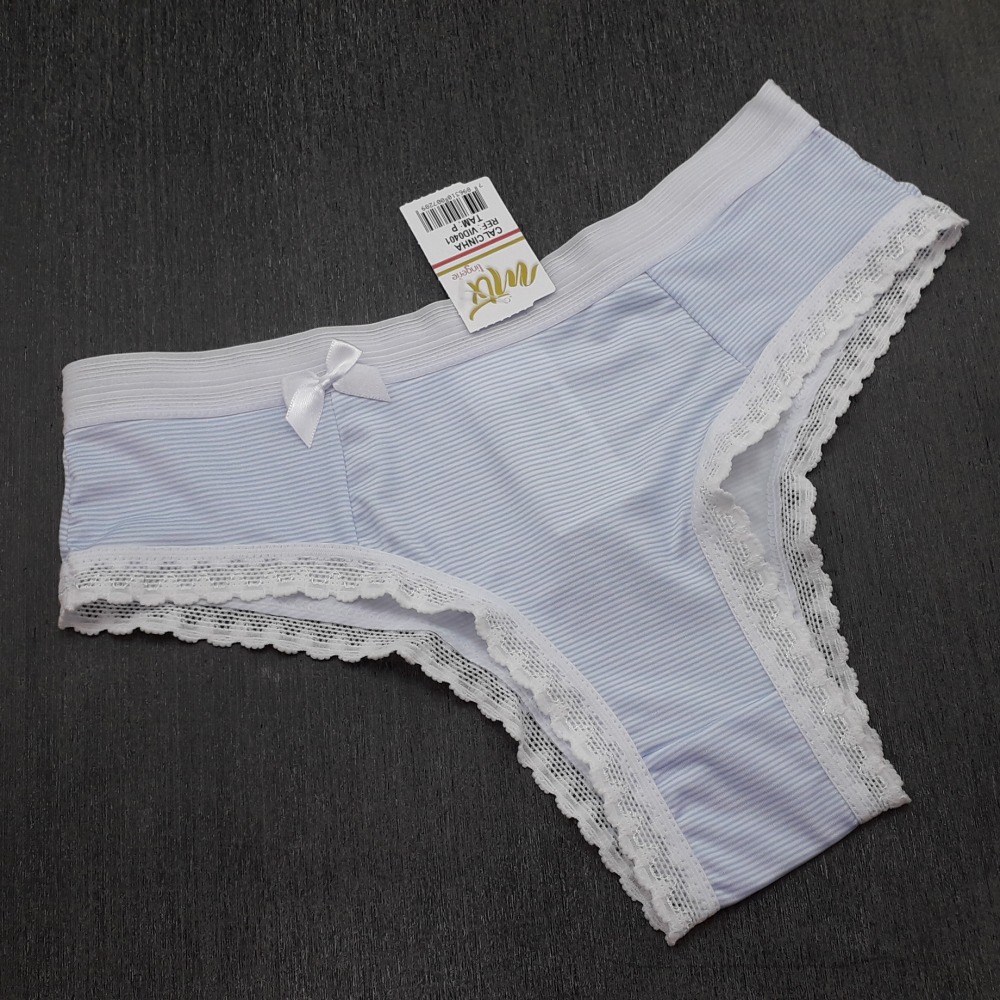 Calcinha Microfibra Listrada