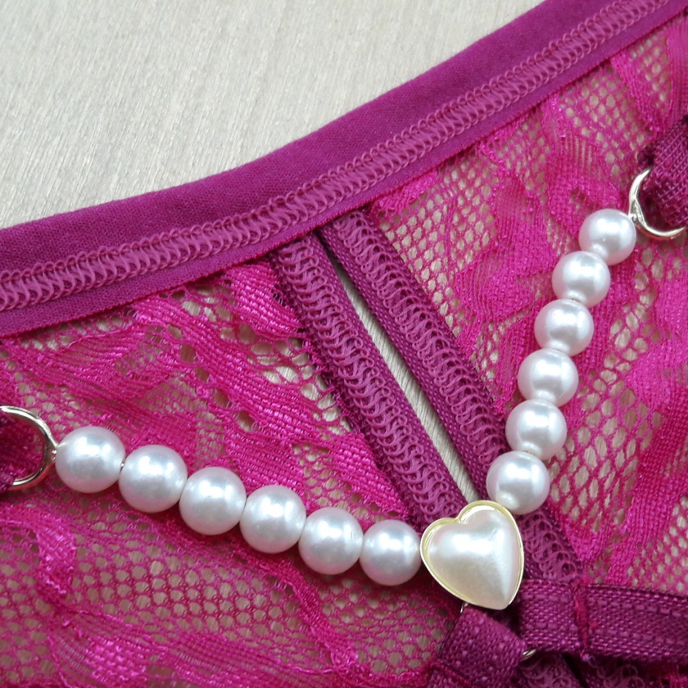 Tanga Fio Dental Prola Plus Size