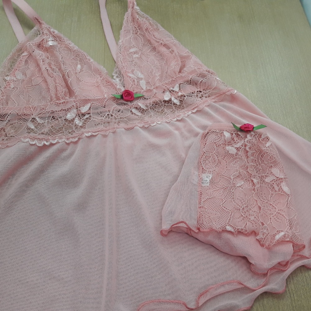 Baby Doll Tule Rococ Plus Size