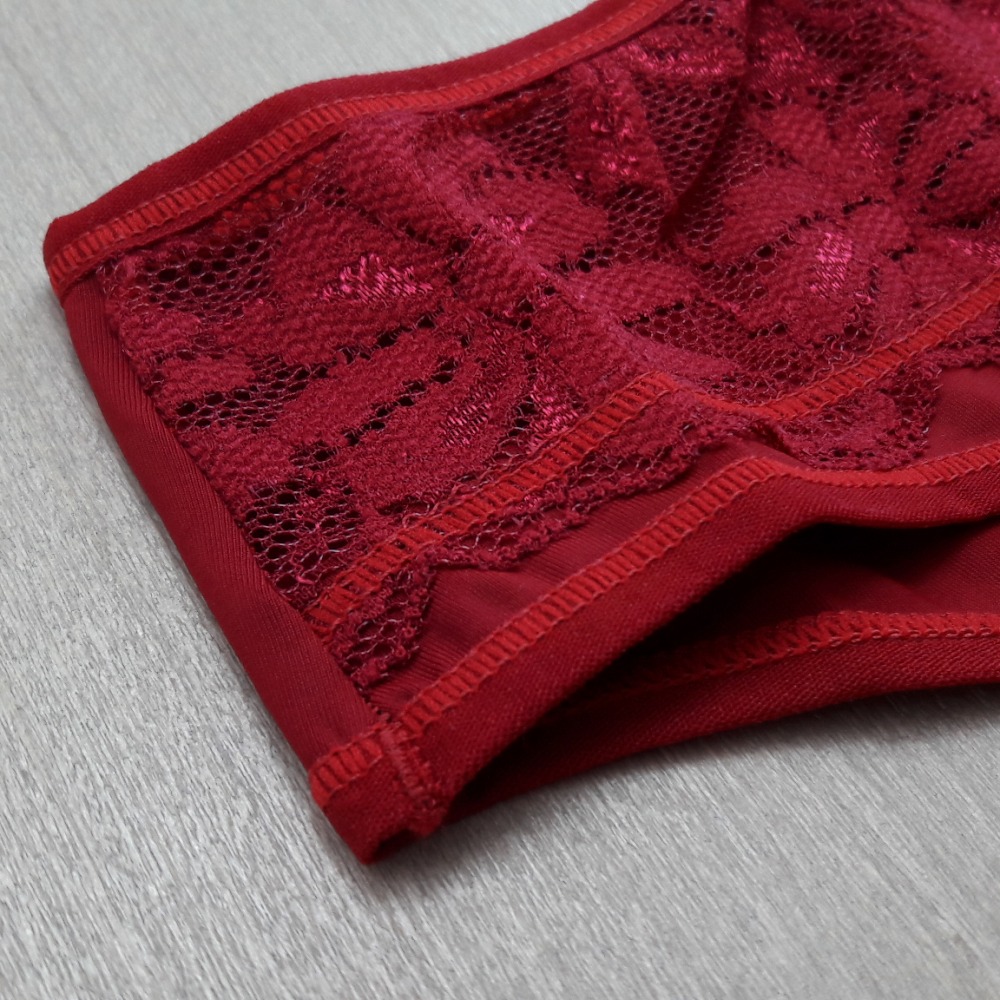 Calcinha Biquni Microfibra e Renda