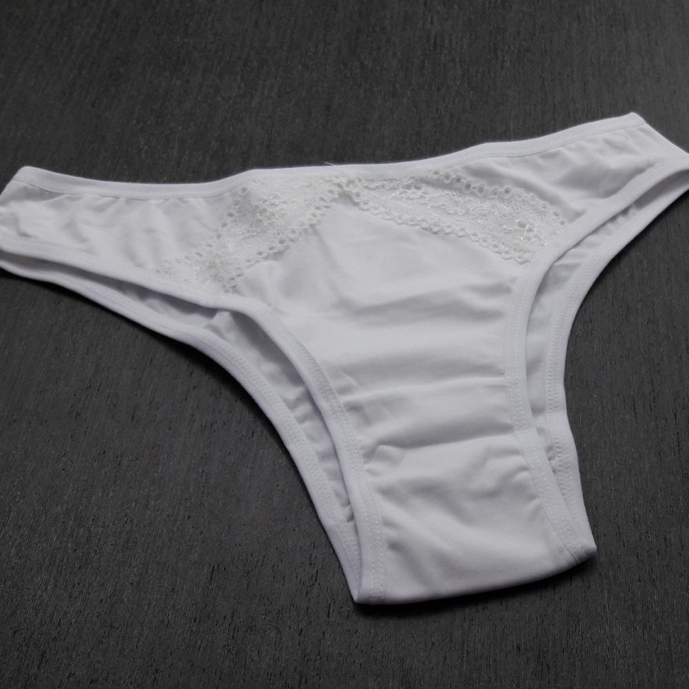 Calcinha Microfibra e Renda