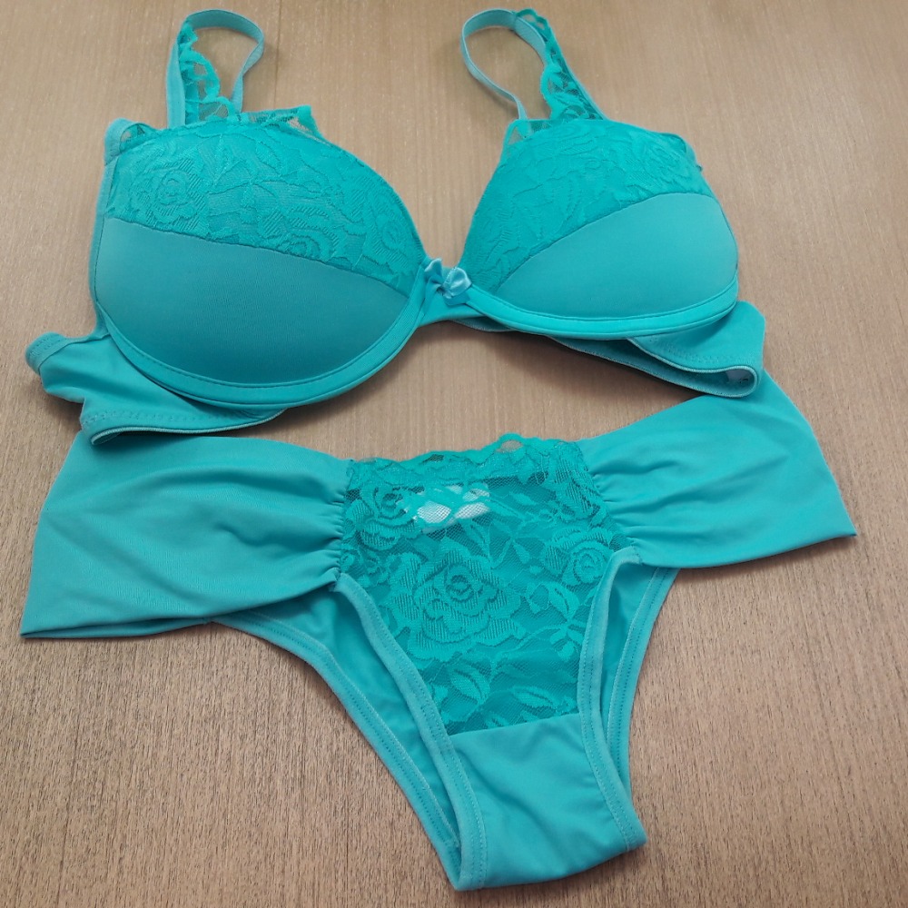 Conjunto Bsico Renda e Poliamida