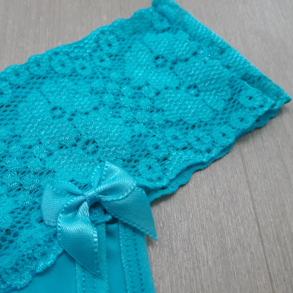 Conjunto Poliamida e Renda com Alas Removveis