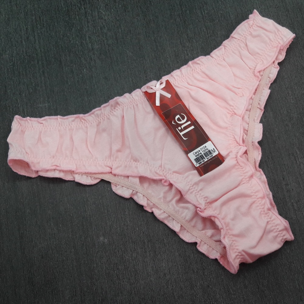 Calcinha em Algodo com Fru Fru