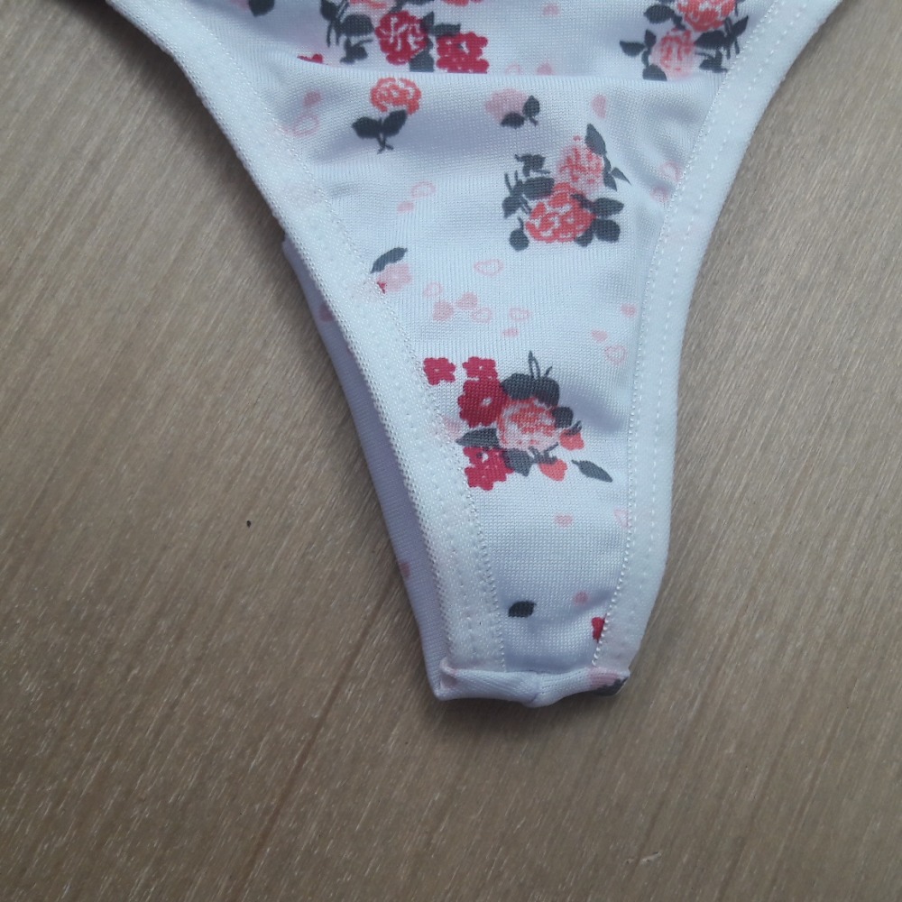 Tanga Estampada Costura Dupla
