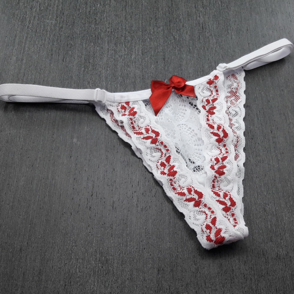 Tanga Fio Renda Bicolor 
