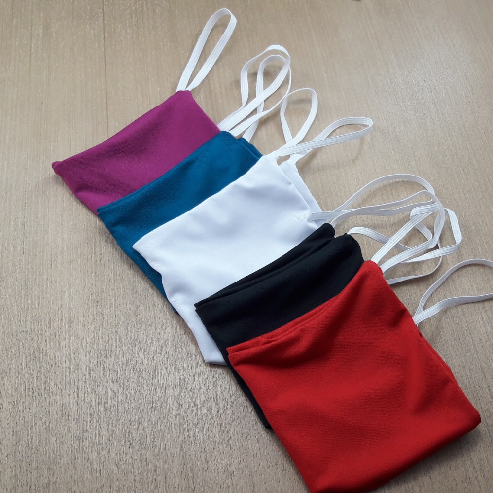 Kit com 5 Mscaras Camada Dupla Elstico Nuca