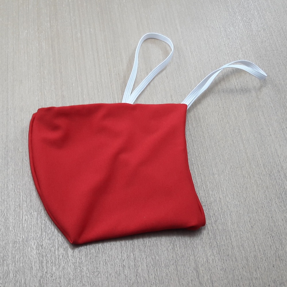 Kit com 5 Mscaras Camada Dupla Elstico Nuca