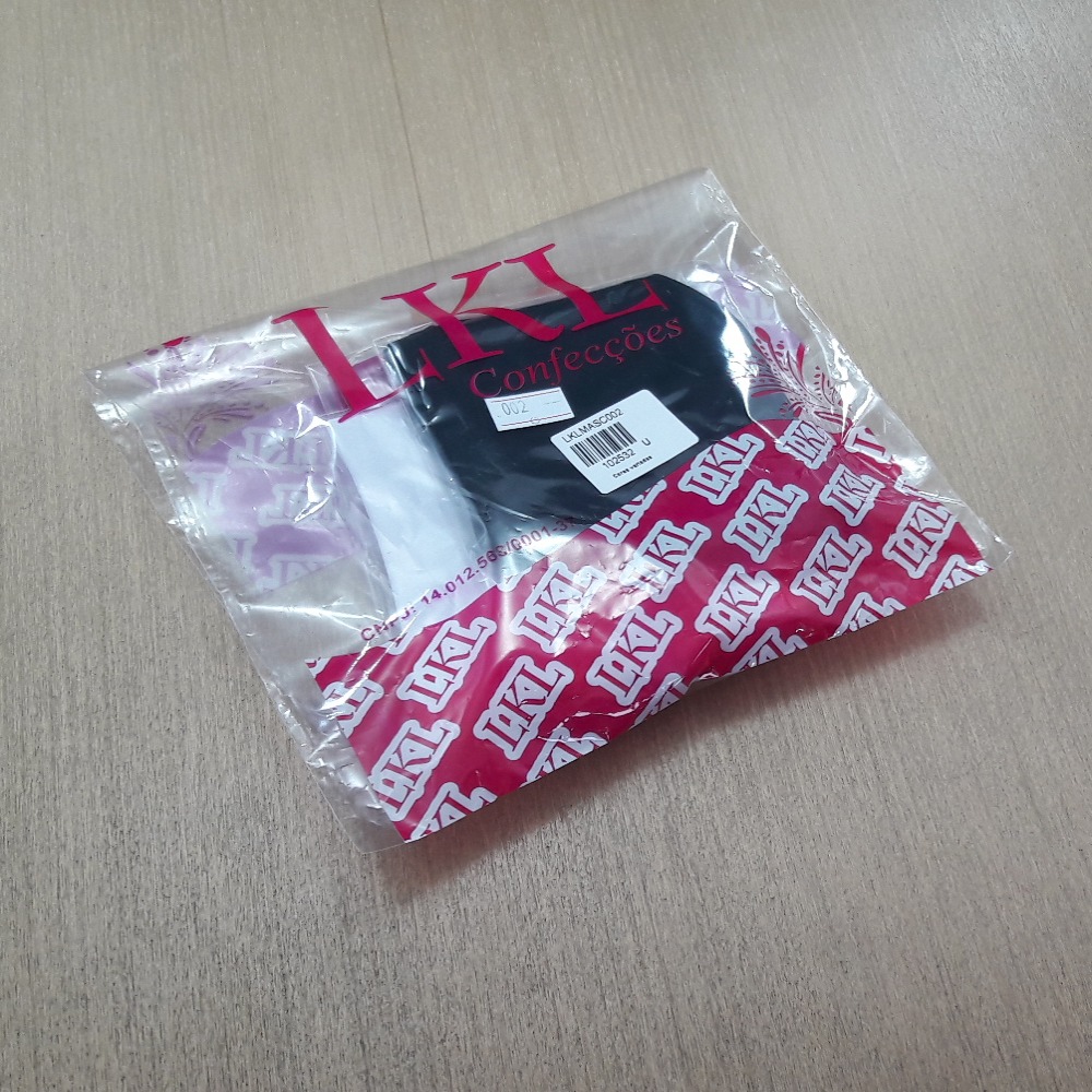 Kit com 5 Mscaras Camada Dupla Elstico Orelha