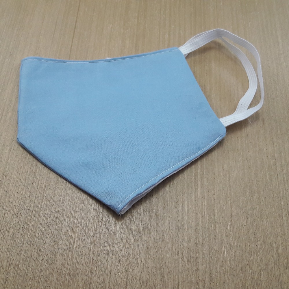 Mscara Colorida em Tricoline Camada Dupla 100% Algodo