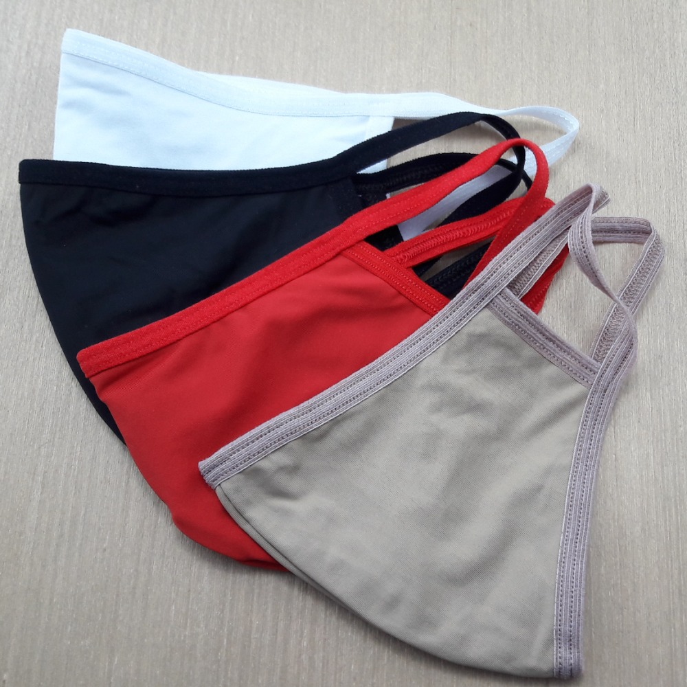 Kit com 4 Mscaras em Tecido De Microfibra com Camada Dupla