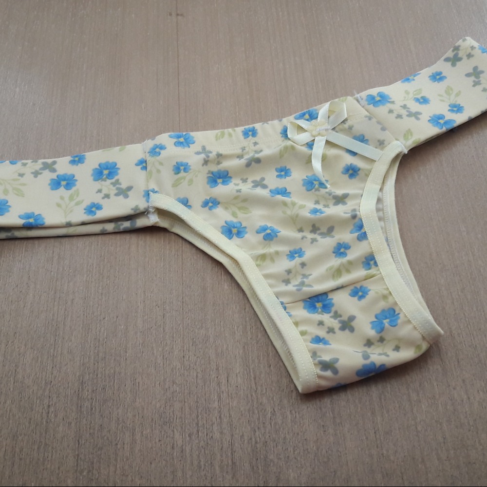 Kit 2 Tangas Estampadas Pala Dupla