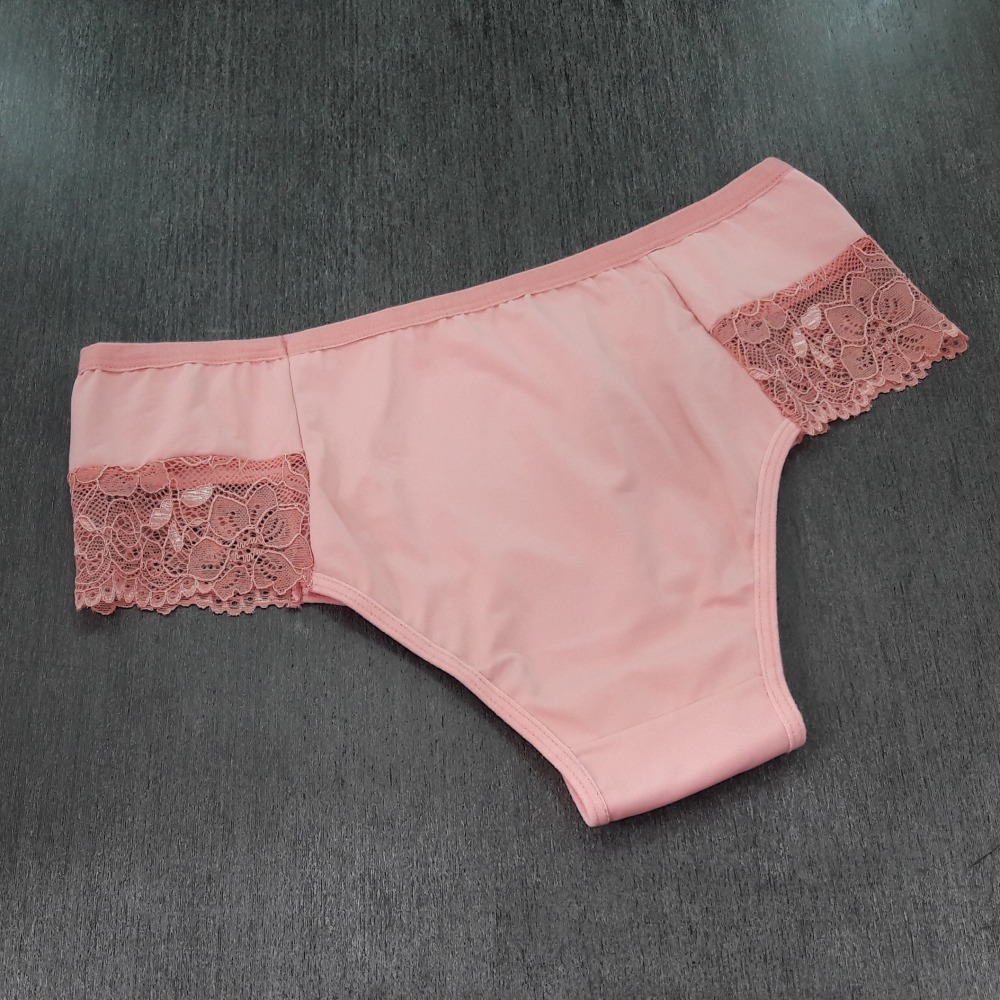 Cala Marjorie em Microfibra de Polister e Renda