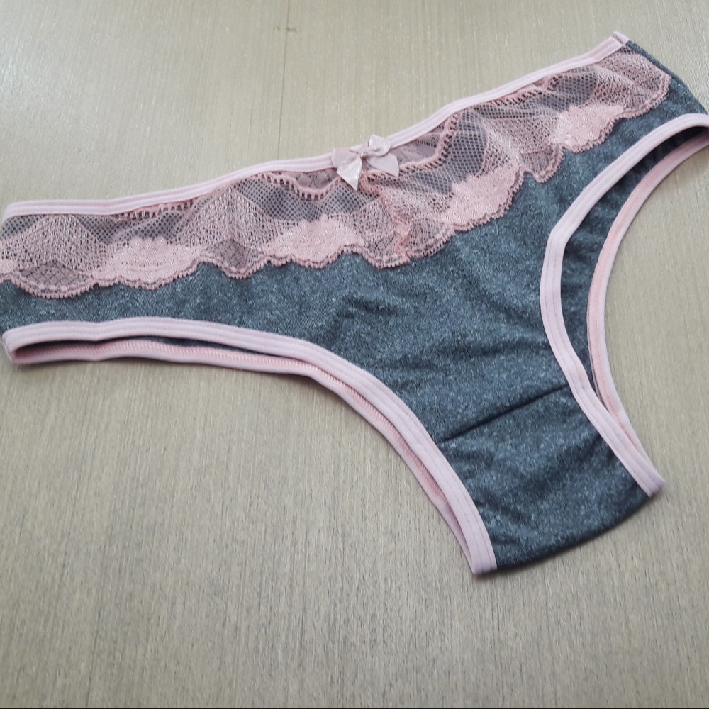 Calcinha Mescla com Renda