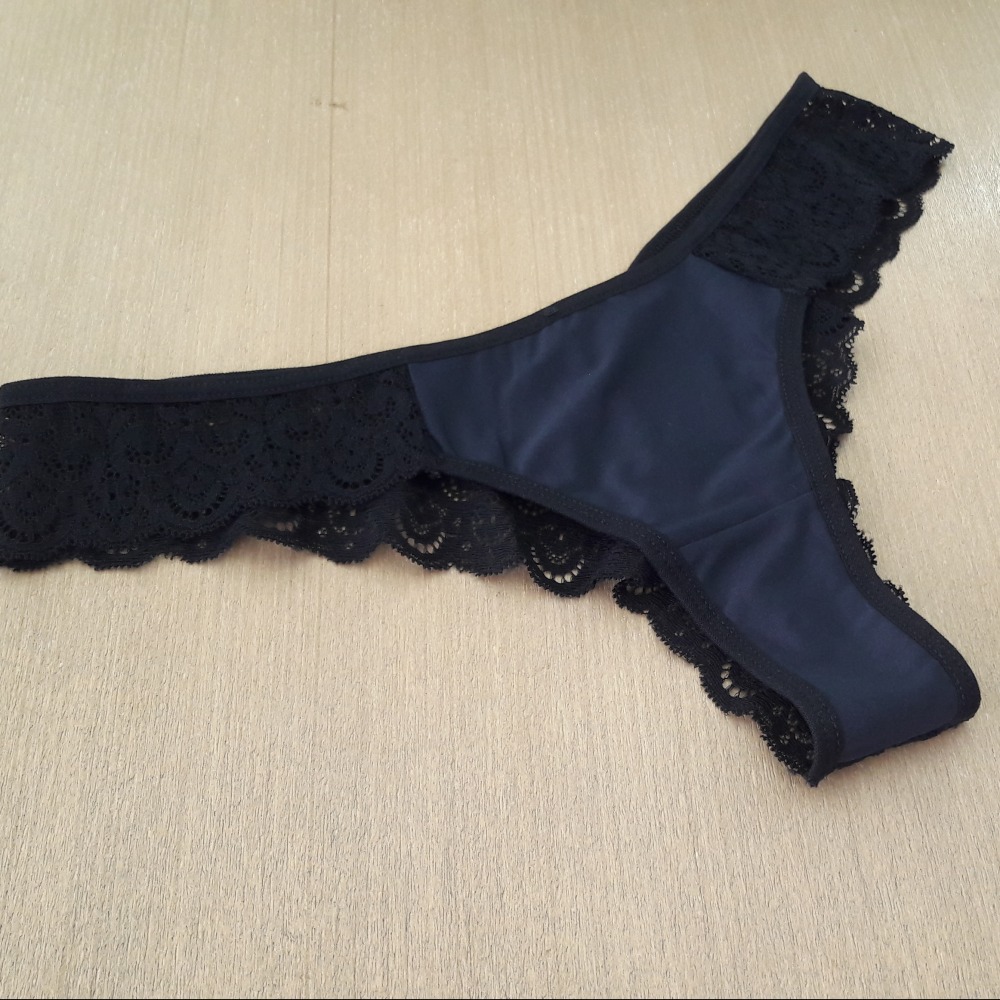 Tanga Fio Dental Sensual Com Renda