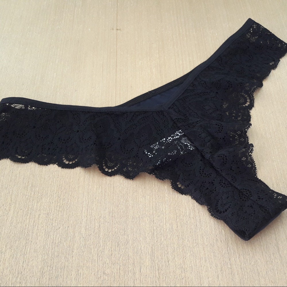 Tanga Fio Dental Sensual Com Renda