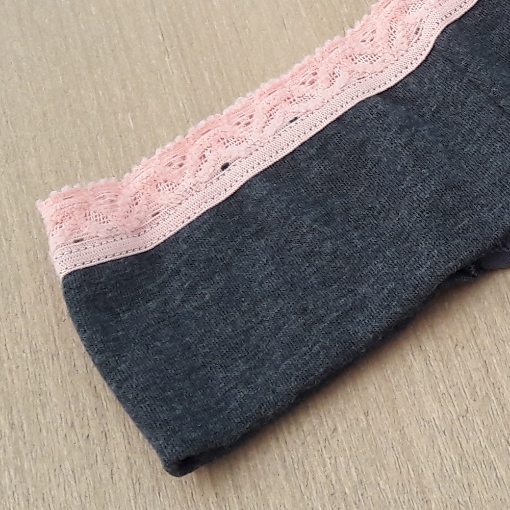 Calcinha Bsica Renda na Cintura