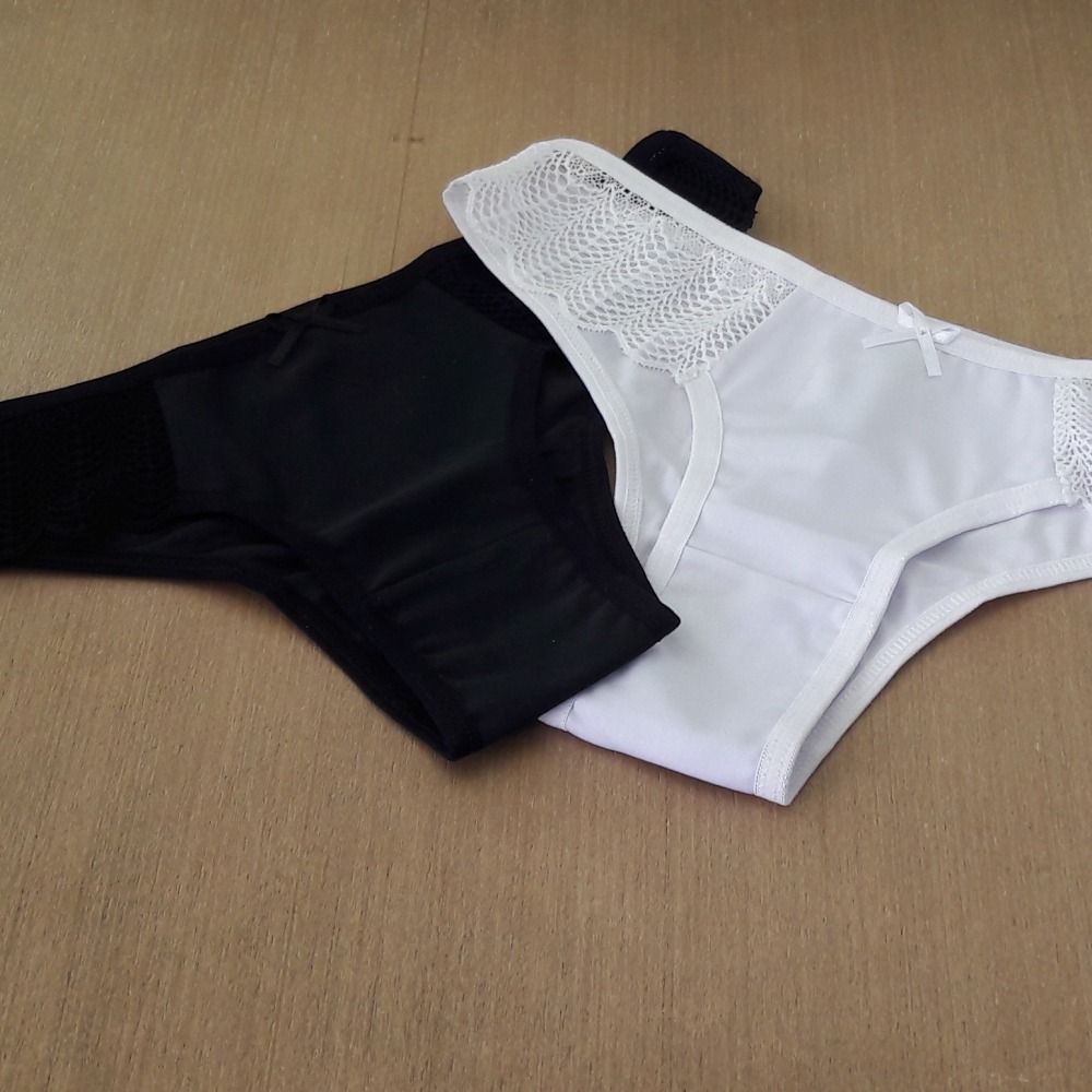 Calcinha Bsica Avulsa com Renda