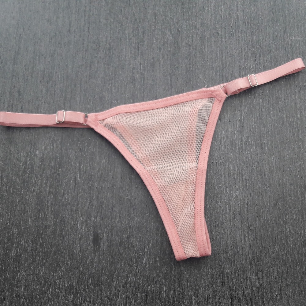 Camisola Transparente Sensual Com Bojo e Calcinha