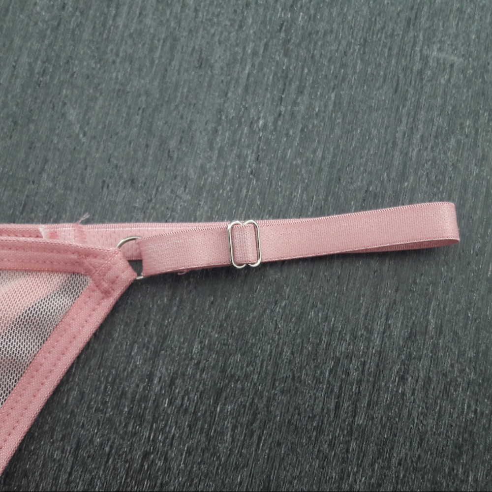 Camisola Transparente Sensual Com Bojo e Calcinha